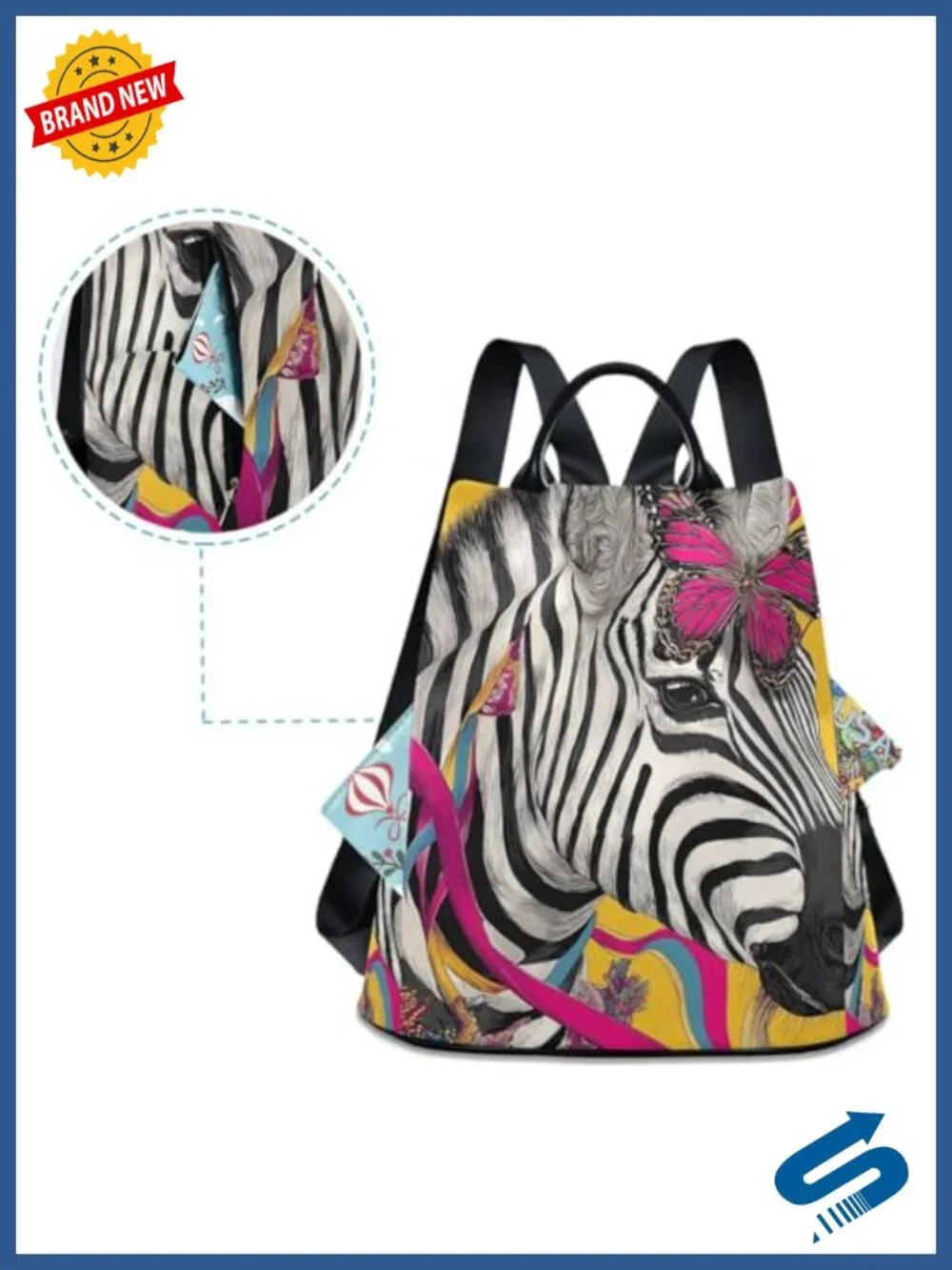 Anti Theft Backpack Purse for Women Adjustable Straps Plush Keychain Travel